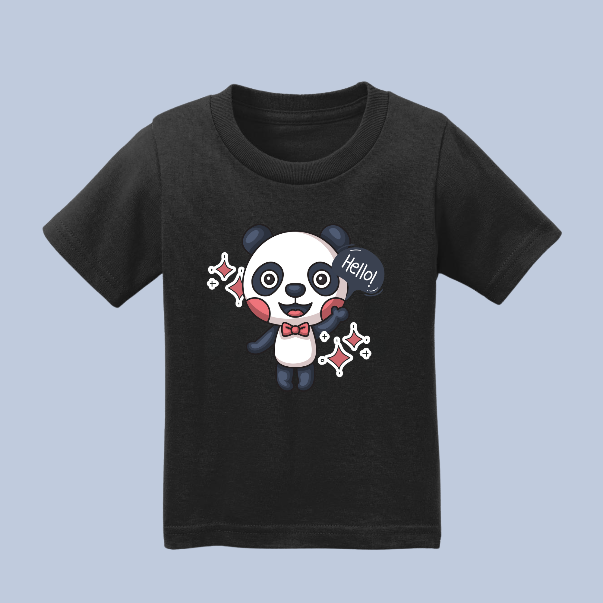 Hello Panda Cute Baby & Toddler T-Shirt 4