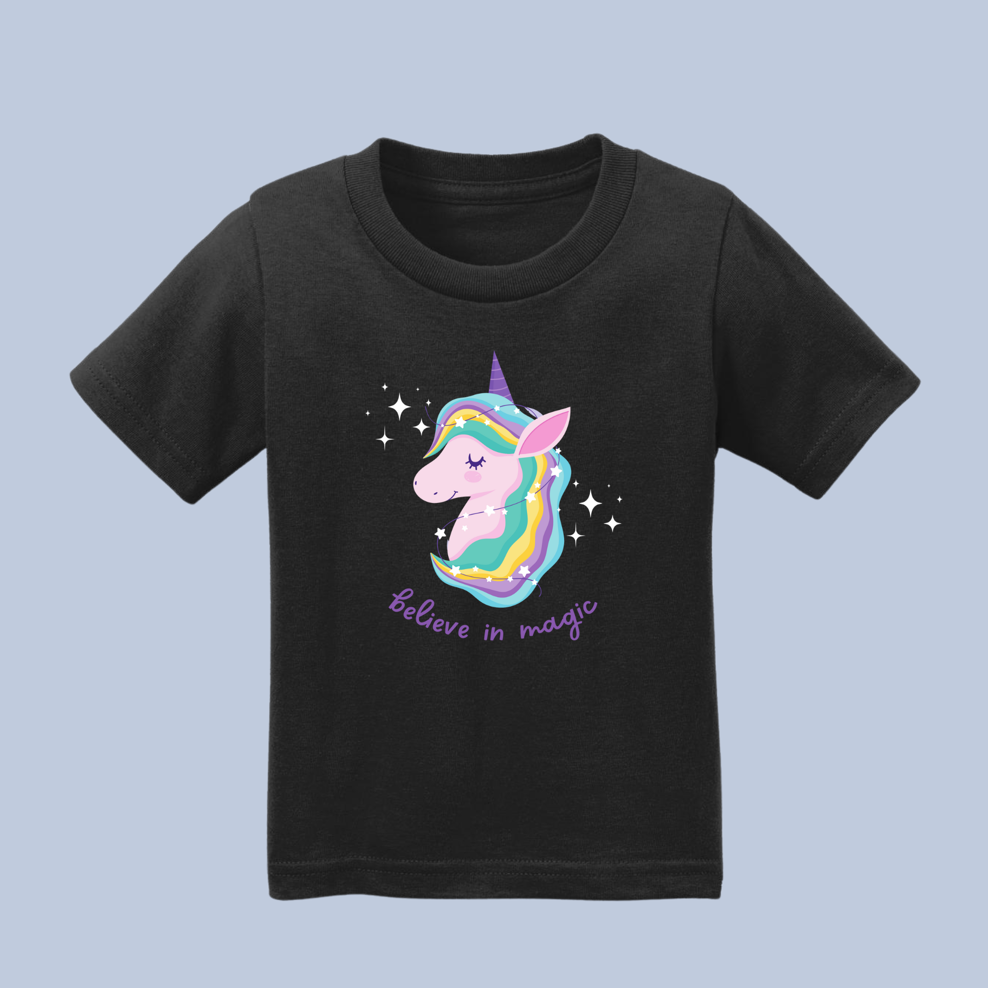 Believe in Magic Unicorn Baby & Toddler T-Shirt 4