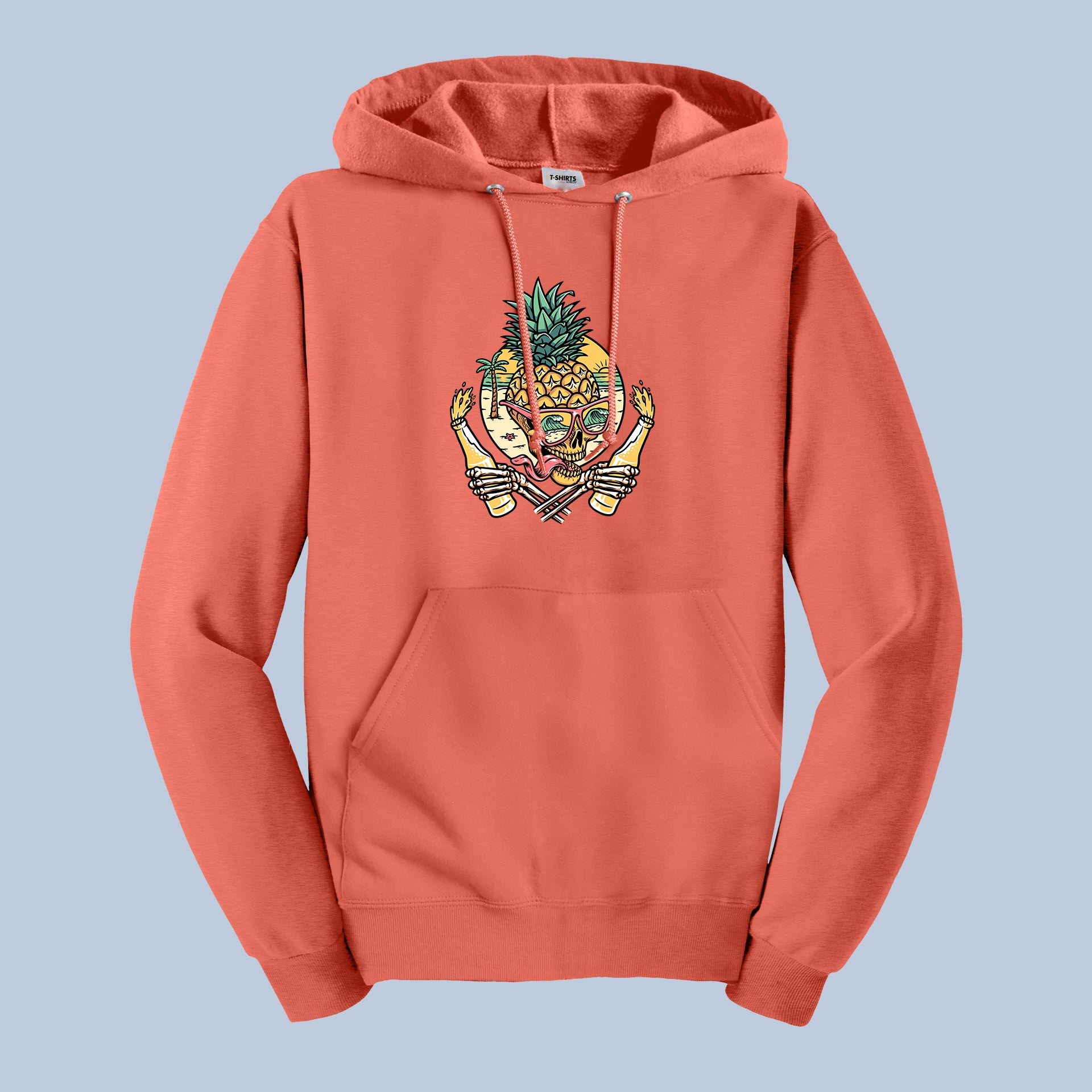 Tropical Pirate Skull" Unisex Hoodie | Pineapple & Crossbones Graphic Sweatshirt 8