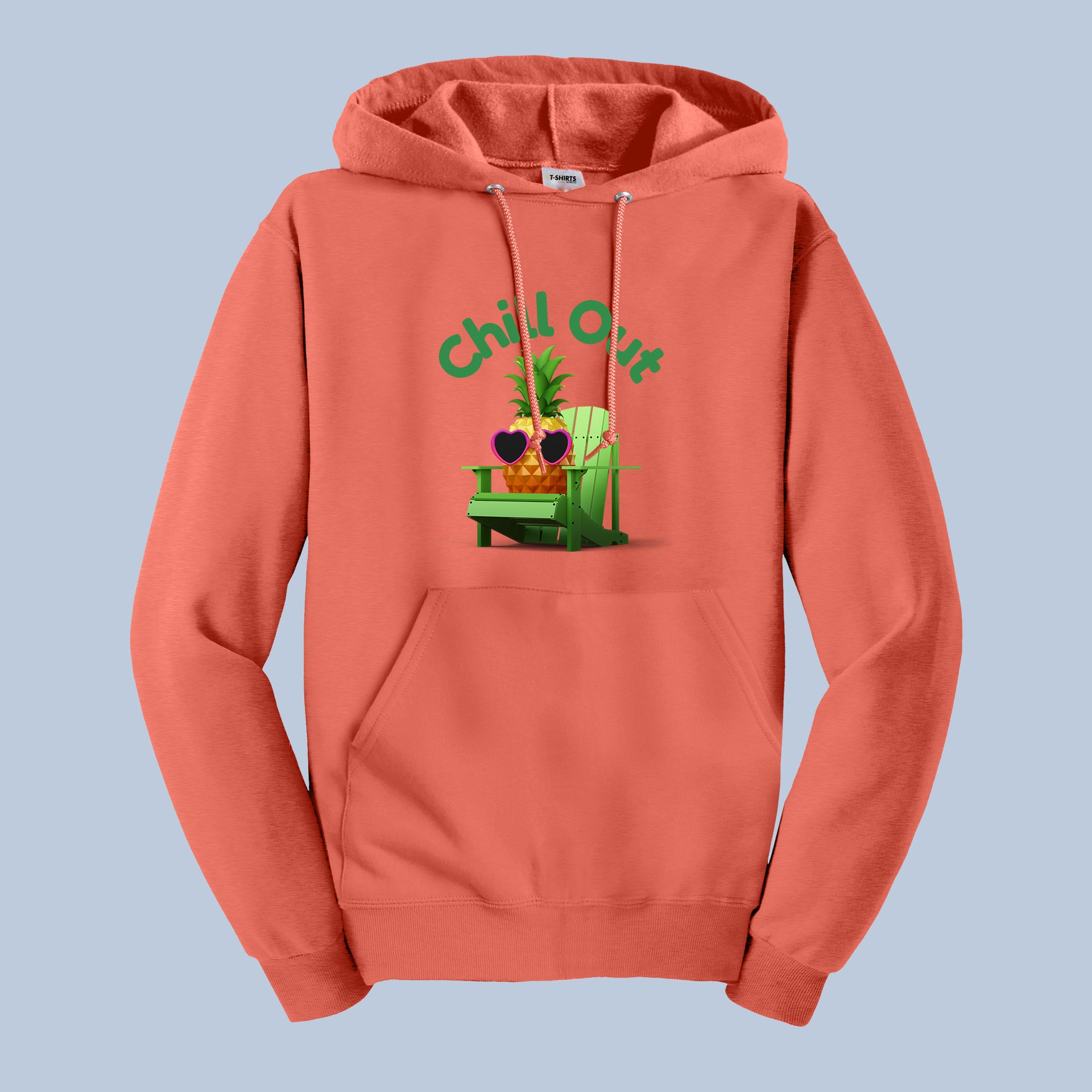 Chill Out Pineapple Hoodie – Fun Tropical Vacation Pullover 8