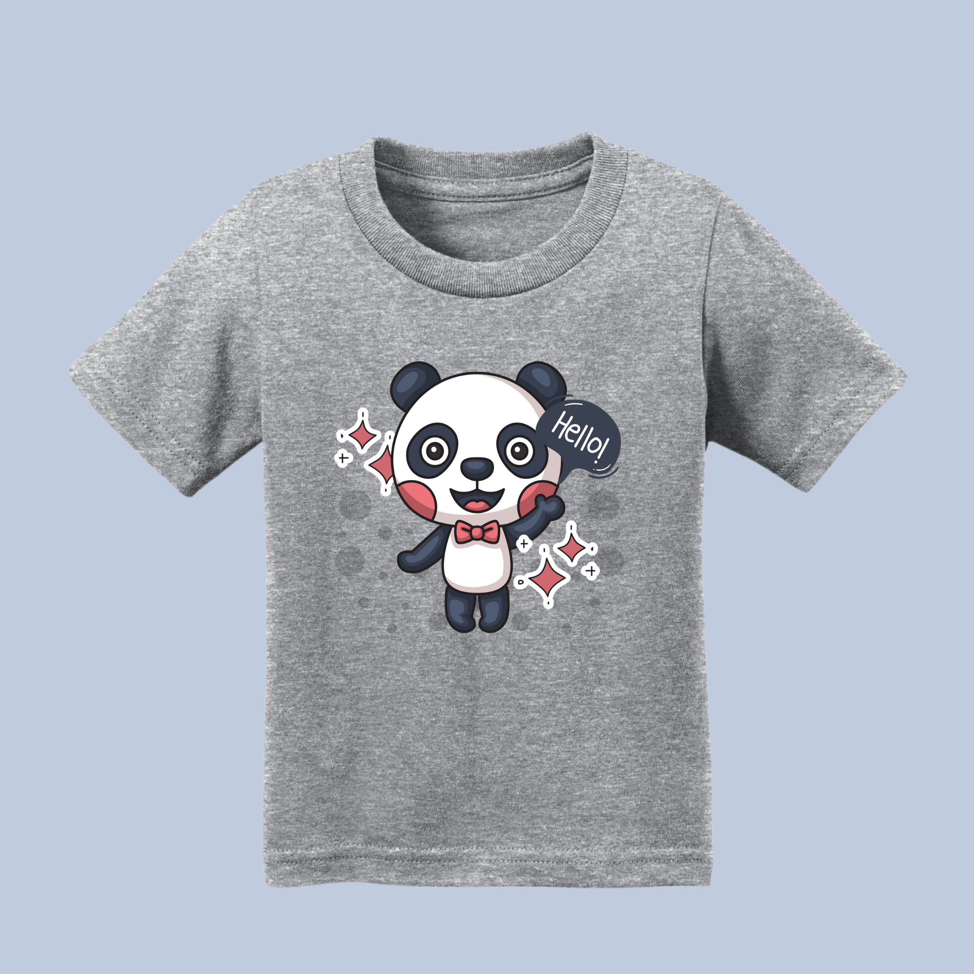 Hello Panda Cute Baby & Toddler T-Shirt