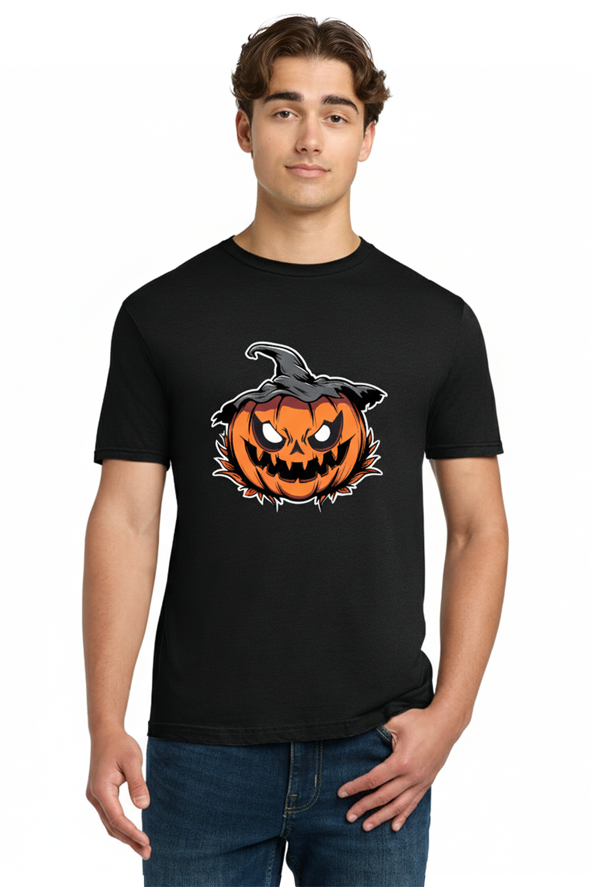 Crazy Smiling Pumpkin T-Shirt
