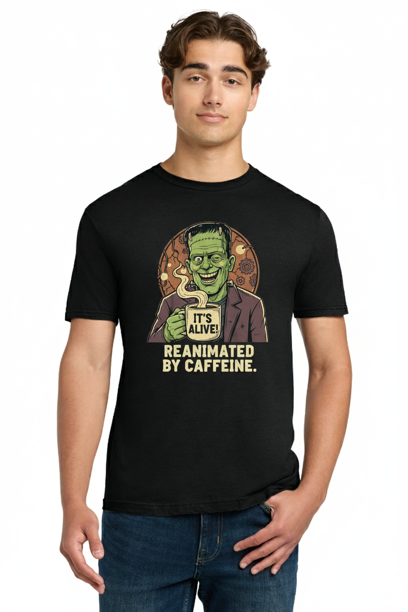 Frankenstein's Coffee Monster Tee