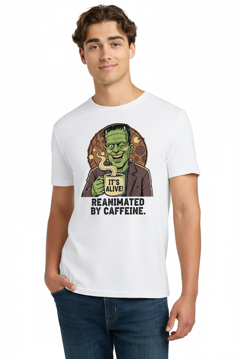 Frankenstein's Coffee Monster Tee