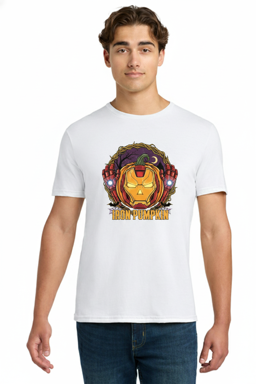 Genius, Billionaire, Playboy, Pumpkin The Official Iron Pumpkin Halloween Tee