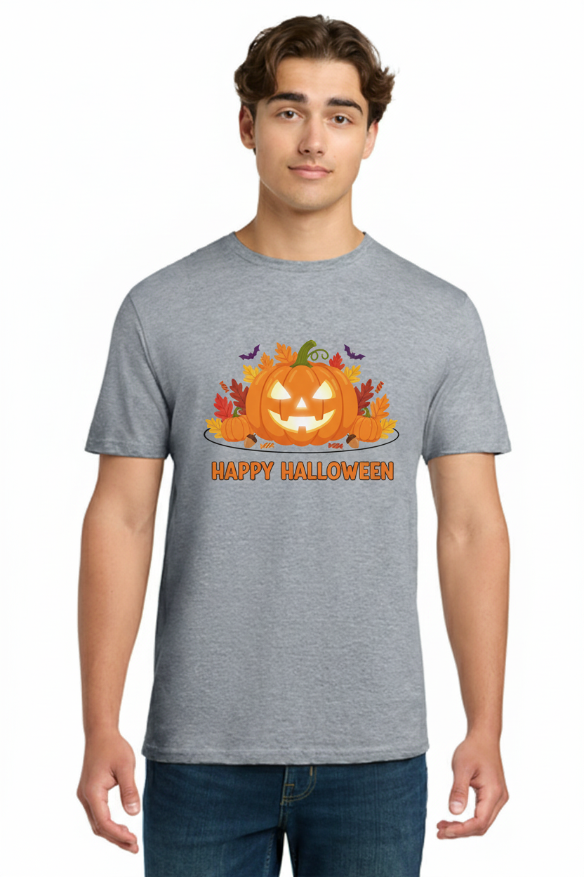 Happy Halloween - Crazy Pumpkin Halloween Tee 4