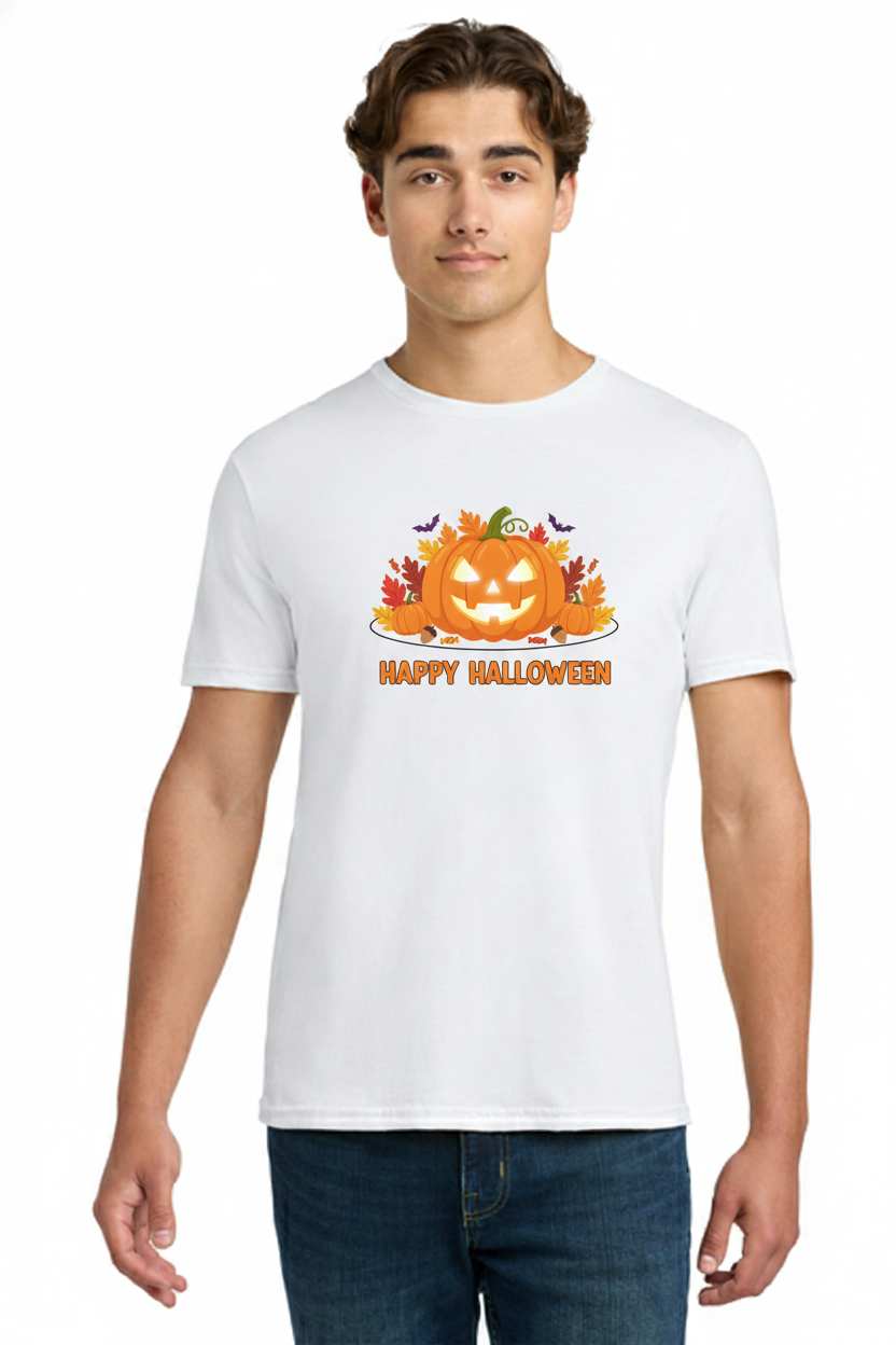 Happy Halloween - Crazy Pumpkin Halloween Tee
