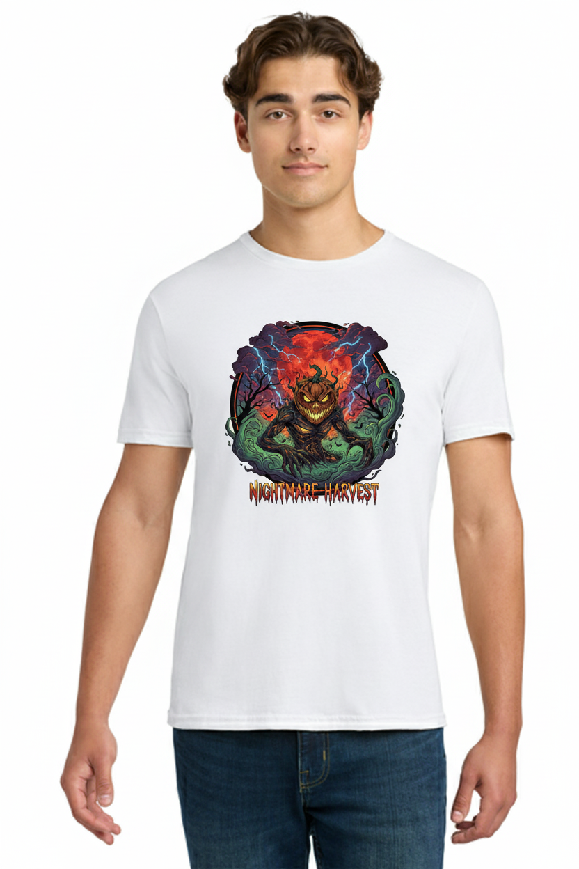 Nightmare Harvest Halloween Crazy Tee - Boys & Girls