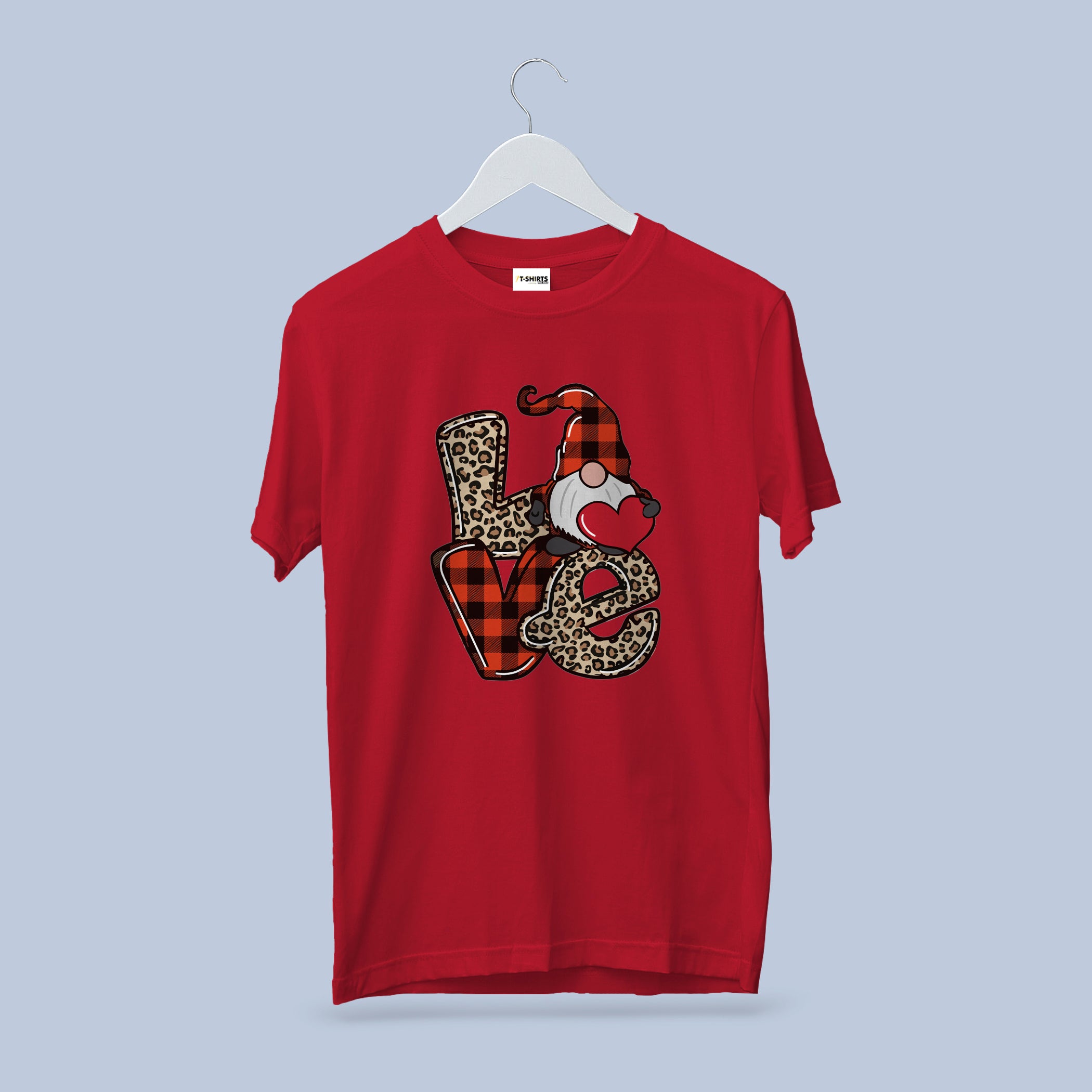 Merry Christmas Ho Ho Ho T-Shirt, Classic Red Santa Claus Tee, Festive Holiday Family Shirt, Heavy Cotton Rib Collar Unisex Gift 4