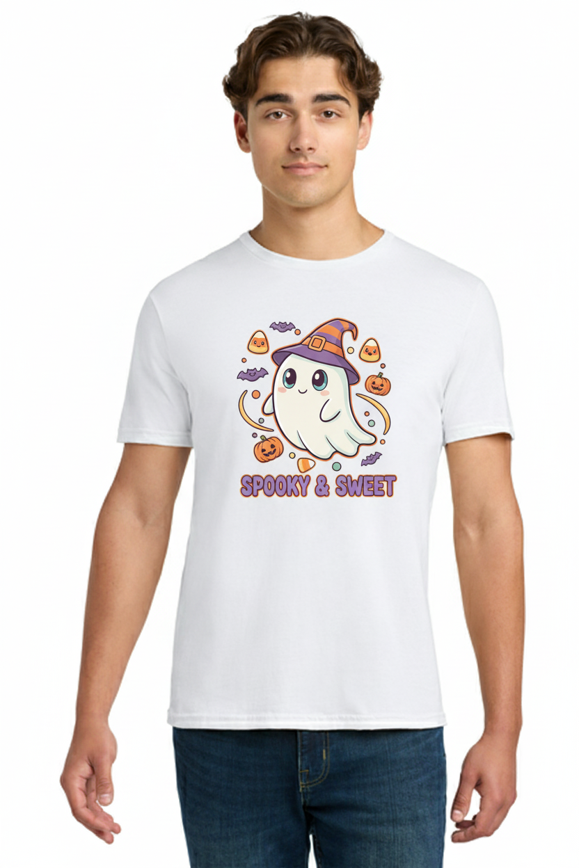 Spooky & Sweet Casper Halloween Tee - Unisex - Boys & Girls