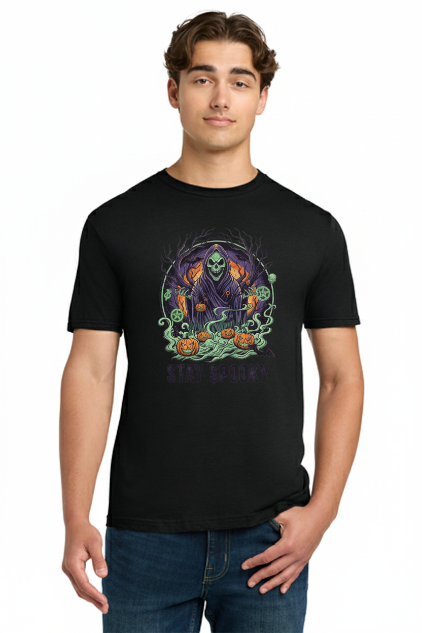 Stay Spooky with Spooky Smile Tee- Unisex - Boys & Girls
