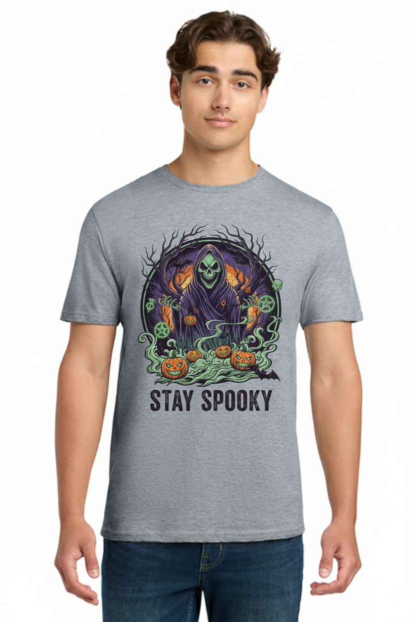 Stay Spooky with Spooky Smile Tee- Unisex - Boys & Girls 4