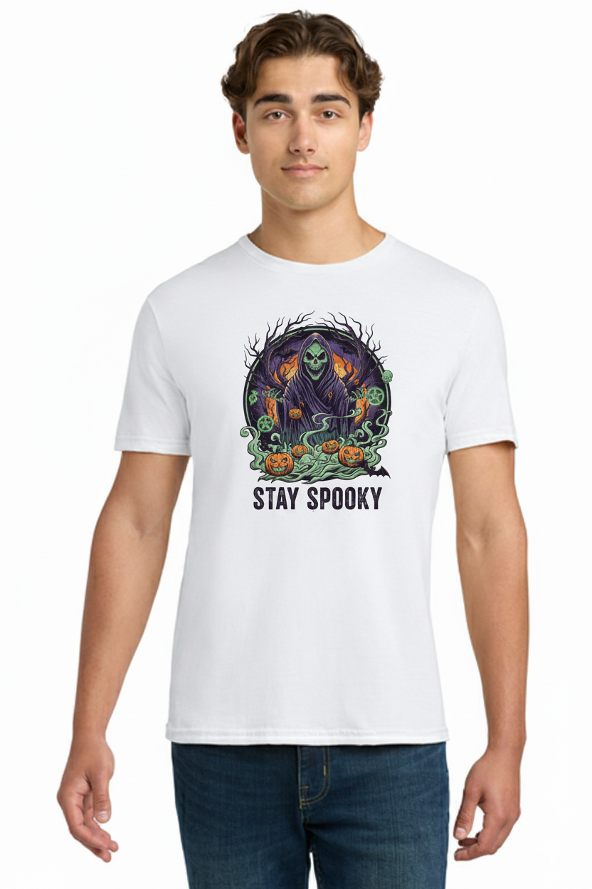 Stay Spooky with Spooky Smile Tee- Unisex - Boys & Girls