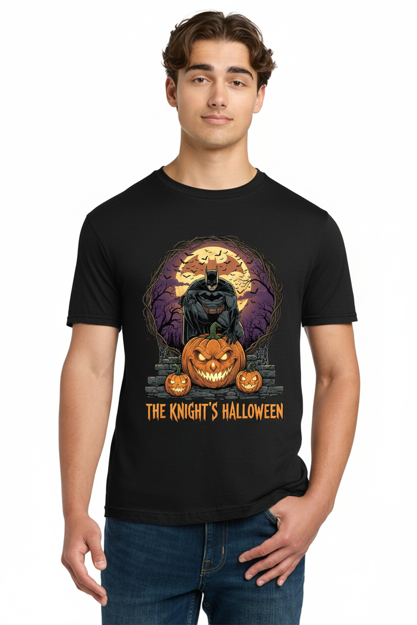 The Dark Knight's Gotham Vigil: A Batman "Knight's Halloween" Special Graphic Tee