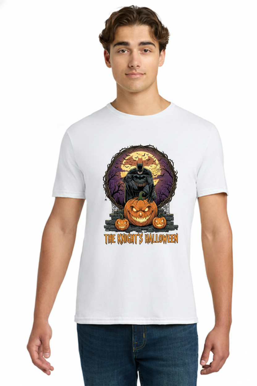 The Dark Knight's Gotham Vigil: A Batman "Knight's Halloween" Special Graphic Tee