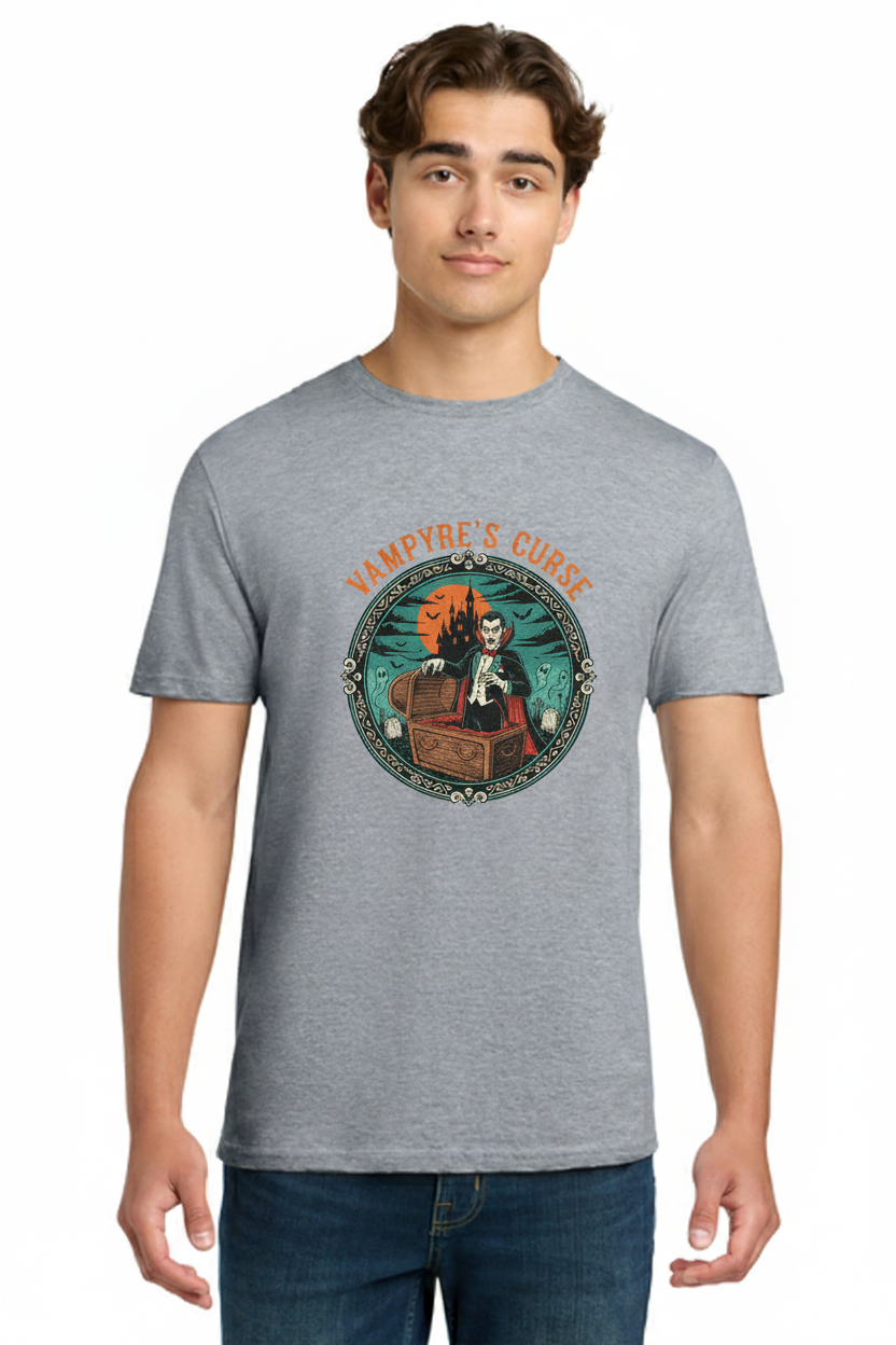 Vampyre's Curse - Halloween Vampire Spooky and Thriller Tee 4