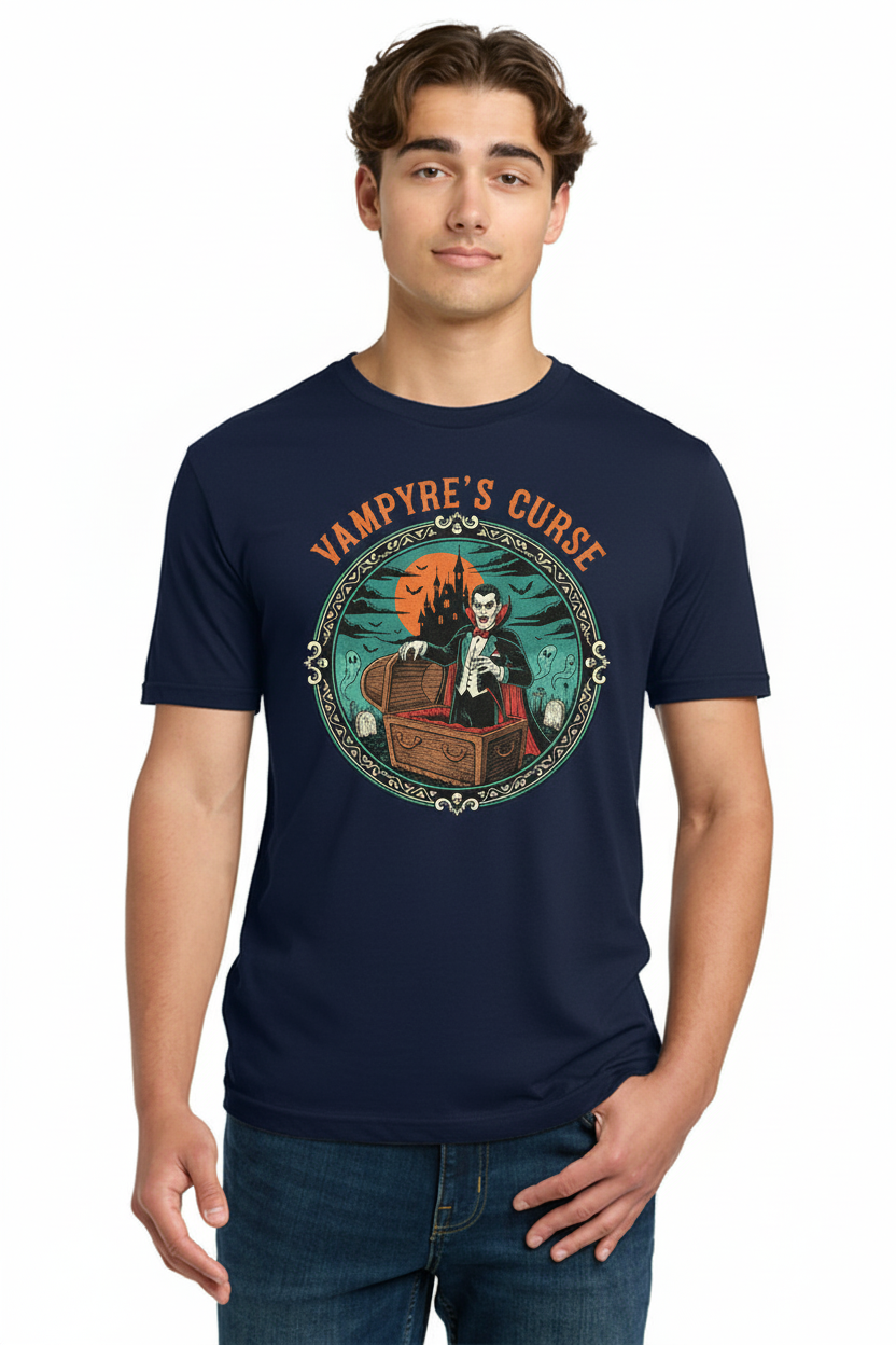 Vampyre's Curse - Halloween Vampire Spooky and Thriller Tee 3