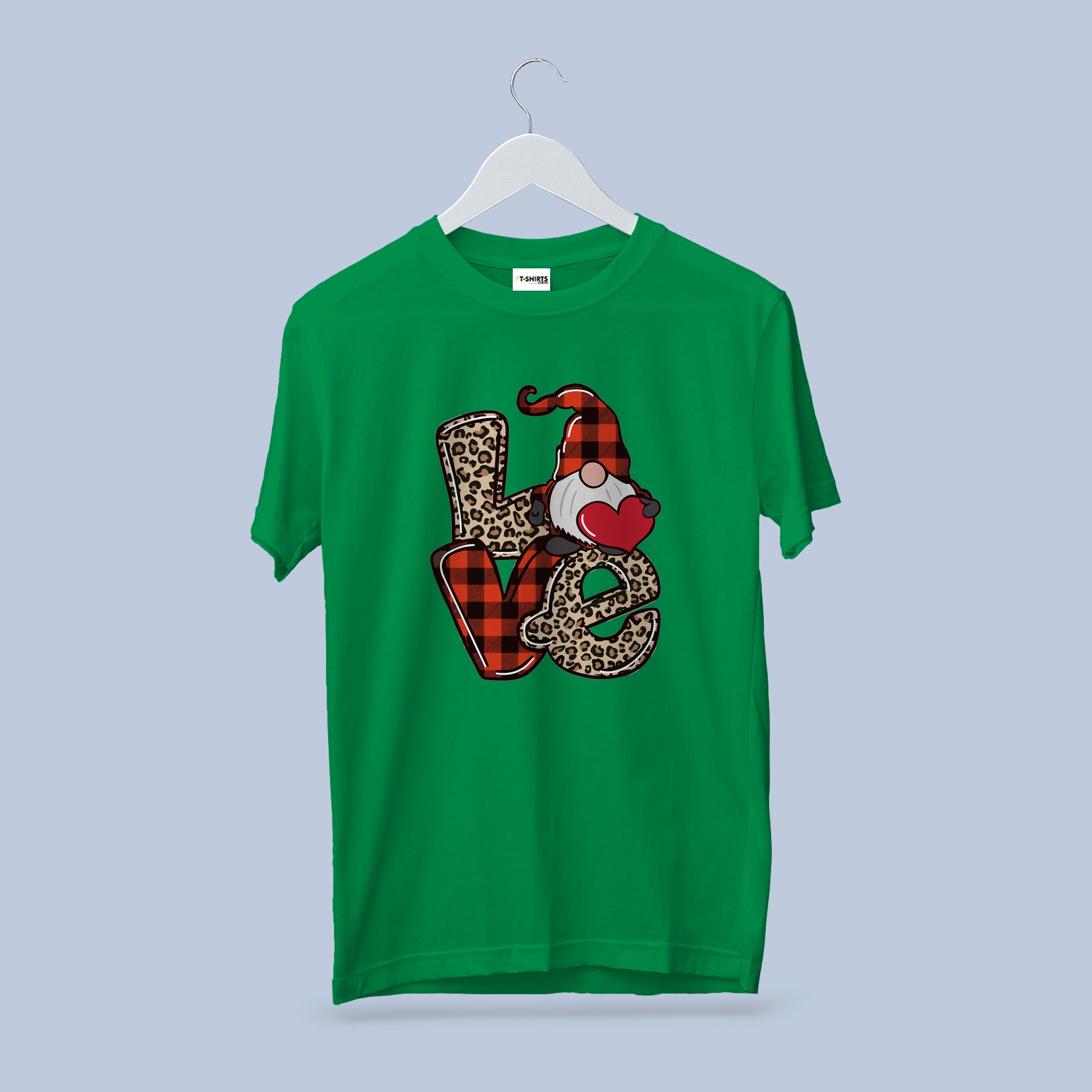 Merry Christmas Ho Ho Ho T-Shirt, Classic Red Santa Claus Tee, Festive Holiday Family Shirt, Heavy Cotton Rib Collar Unisex Gift